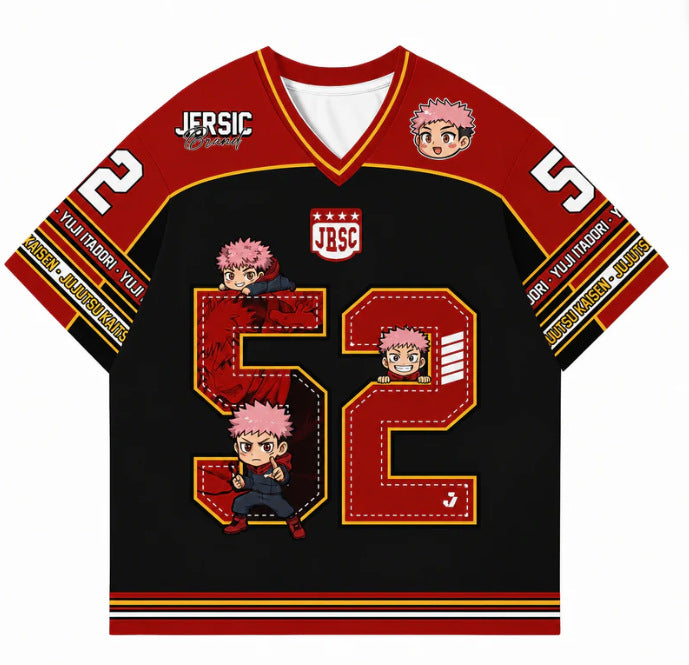 Anime Oversized Baseball Tee