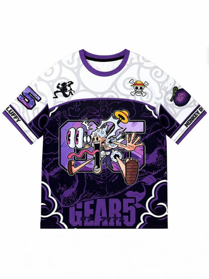 Anime Oversized Baseball Tee