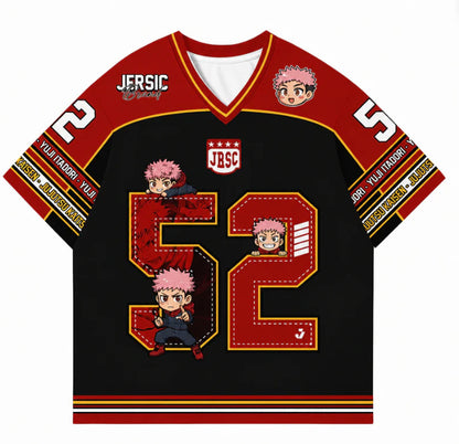 Anime Oversized Baseball Tee