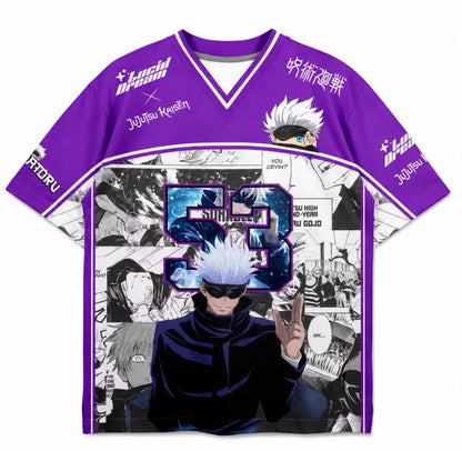 Anime Oversized Baseball Tee