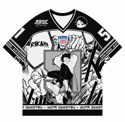 Anime Oversized Baseball Tee