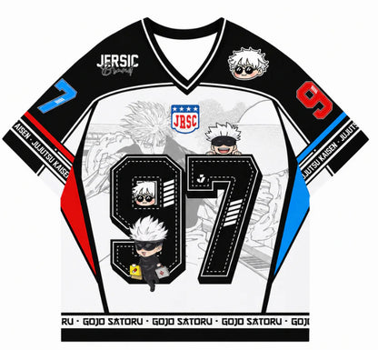 Anime Oversized Baseball Tee