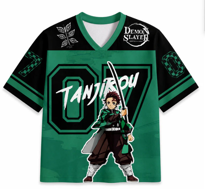 Anime Oversized Baseball Tee